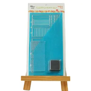 Planificateur silicone transparent en caoutchouc photoplymer timbre joint ensemble pour la journalisation, BRICOLAGE scrapbooking,