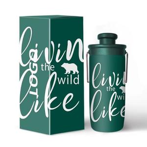 Botella de Agua de Acero Inoxidable 304 de 20 oz Personalizada 2026, Libre de BPA, a Prueba de Fugas, Aislada, con Asa y Tapa - Product Image 1