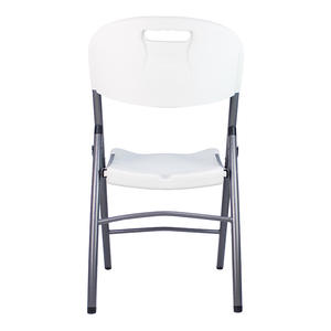 Juego de mesa de comedor redonda de 122cm de diámetro de fábrica <span class=keywords><strong>al</strong></span> por mayor, 6 sillas, mesa de comedor y sillas plegables de plástico - Product Image 3