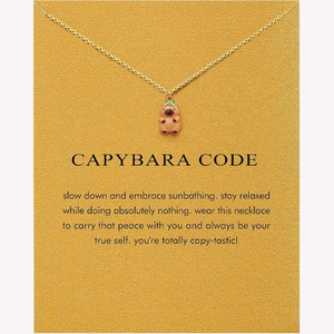 Hot Selling eenvoudige modieuze dansschoenen paddestoel pinguïn ontwerp roestvrijstalen hanger ketting voor mannen en vrouwen - Product Image 2