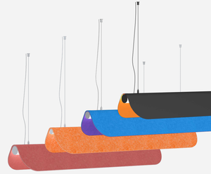 Hlinear Moderne Creative LED Tube Lumière Aluminium + Acoustique <span class=keywords><strong>Coton</strong></span> Baffle Conception Linéaire - Product Image 5