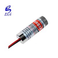 Vente chaude Bon Prix Module Laser Ligne Rouge De Haute Qualité 5mW 650nm Focus Tête Laser Réglable 5V Qualité Industrielle P0.05