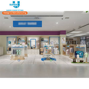 Design d'Interni per <span class=keywords><strong>Negozio</strong></span> di <span class=keywords><strong>Abbigliamento</strong></span> per Bambini, Espositori 3D, Idee di Decorazione per Boutique di <span class=keywords><strong>Abbigliamento</strong></span> Infantile - Product Image 4