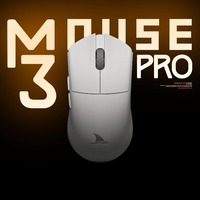 Ratón Inalámbrico para Juegos Darmoshark M3 PRO 55g Ultraligero, Tri-Modo, PAW3395, Interruptor TTC Gold, Batería de 140H para PC y Esports