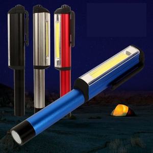 Amz Mini Clip de lápiz mantenimiento luz de trabajo Cob regalo cola imán aleación de aluminio Abs Led antorchas luces <span class=keywords><strong>linterna</strong></span> táctica - Product Image 2