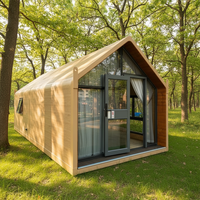 Maison modulaire en acier industriel, capsule spatiale, villa, bureau, hôtel, appartements touristiques avec structure en bois sandwich