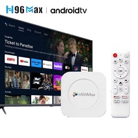 H96 MAX H618 IPTV STB 8K Streaming Internet Ott Quad Core DDR RAM ROM WiFi6 Potente Premium Smart Android 14 Set Top TV Box