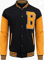 Uniformes de baseball personnalisés en gros d'usine veste manteau garçons filles veste de baseball veste universitaire