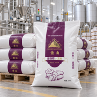 Sac tissé en PP personnalisé en usine, facile à ouvrir, imprimé OEM, pour l'emballage de farine, de riz et d'aliments pour animaux