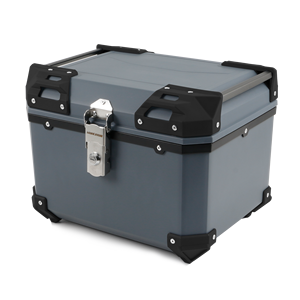 Nouveaux produits boîte de queue de bagage de <span class=keywords><strong>moto</strong></span> universelle en <span class=keywords><strong>aluminium</strong></span> 45L avec serrure de sécurité boîte de queue de coffre de <span class=keywords><strong>moto</strong></span> étanche - Product Image 3