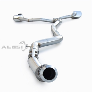 מערכת פליטה אחורית (Cat Back) למרצדס בנץ C200 C250 C260 C300 (W205) 2.0T/1.6T 2014-2018, נירוסטה עם שסתום - Product Image 5