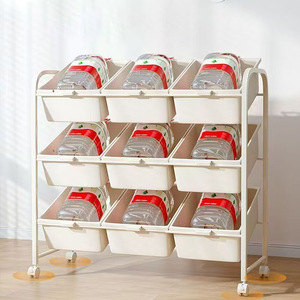 GREENSIDE Modern PP Toy <strong>Storage</strong> Rack Floor-Standing Multi-Layer for Children's Books and <strong>Drawings</strong> - Product Image 3