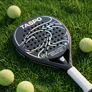 Mejor Raqueta <span class=keywords><strong>de</strong></span> Pádel 2026 Taspo: Control y Potencia Equilibrados, Forma <span class=keywords><strong>de</strong></span> Lágrima, Personalización <span class=keywords><strong>de</strong></span> Marca, Bajo MOQ, Suministro Directo <span class=keywords><strong>de</strong></span> Fábrica - Product Image 1
