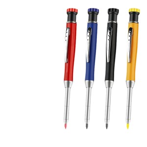 <span class=keywords><strong>Crayon</strong></span> <span class=keywords><strong>de</strong></span> <span class=keywords><strong>charpentier</strong></span> à corps métallique 2,8 mm, recharge automatique, marqueur <span class=keywords><strong>de</strong></span> lignes <span class=keywords><strong>pour</strong></span> trous profonds, stylo marqueur personnalisé <span class=keywords><strong>pour</strong></span> <span class=keywords><strong>charpentier</strong></span> - Product Image 1