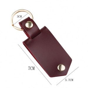 Porte-clés mini album photo familial vierges pour sublimation en cuir PU, porte-clés photo vierges pour sublimation en cuir - Product Image 6