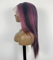 Perruques de cheveux humains de haute qualité, couleur piano, 5x5 HD, sans colle, lisses et soyeuses, avec mèches, effet ondulé, pré-épilées