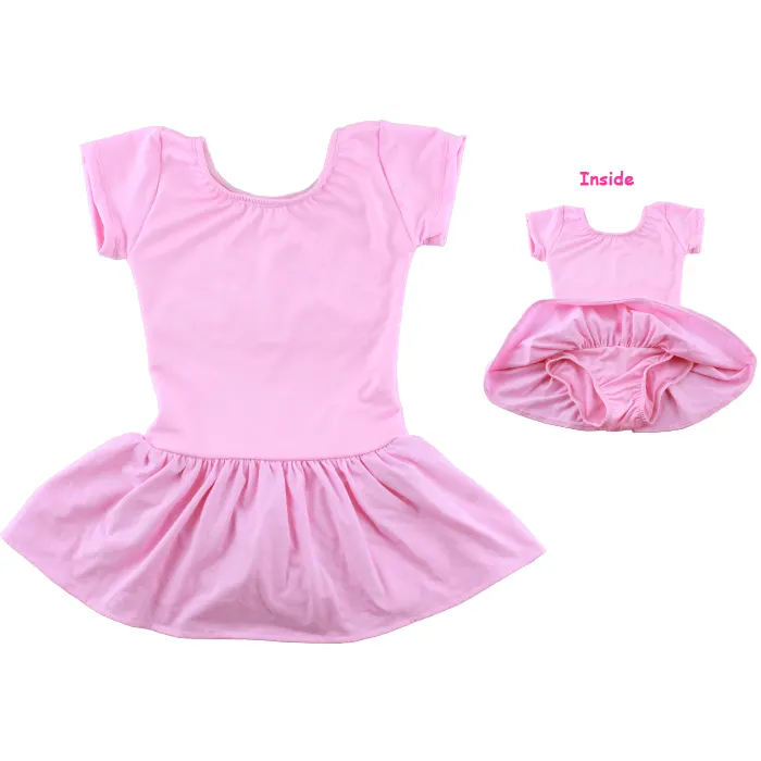 Maillot de Ballet para niñas, Ropa de baile cómoda, mallas de manga corta, gran oferta