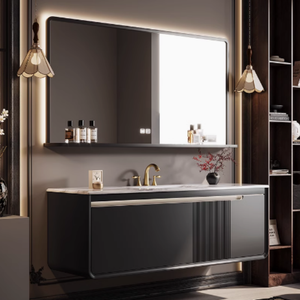 Mobile <span class=keywords><strong>Bagno</strong></span> Moderno Personalizzato di Tendenza con Lavabo a Parete, Unità Mobile Sospeso per <span class=keywords><strong>Bagno</strong></span> - Product Image 2