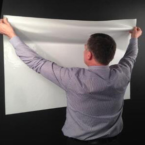 25 Fogli Adesivi per Lavagna Bianca 60*80 cm, Pellicola Statica Cancellabile a Secco per Scrivere, Adesiva alla Parete - Product Image 5