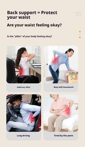 Ligera salida de fábrica eléctrica 3D compresa rodante amasado Shiatsu cuerpo completo Silla de masaje de acupresión alivio del dolor de espalda - Product Image 4