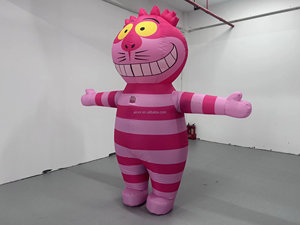 Mascotte Gonfiabile per Parate, il Gatto del Cheshire, a Tema <span class=keywords><strong>Alice</strong></span> <span class=keywords><strong>nel</strong></span> <span class=keywords><strong>Paese</strong></span> <span class=keywords><strong>delle</strong></span> <span class=keywords><strong>Meraviglie</strong></span> per Parchi Divertimento, Pubblicità Personalizzata Gonfiabile per Eventi - Product Image 2