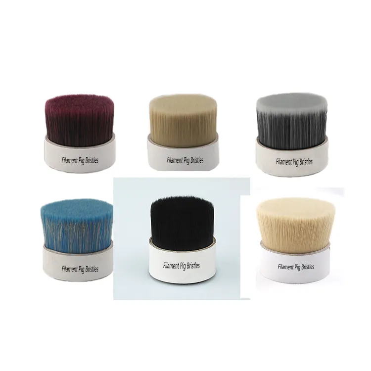 Physical Tapered Synthetic Filament Pig Bristles For Oil Painting Brush Filament, Paint Brush Filament