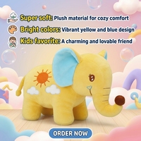 Fabricant de jouets, meilleure vente, girafe bleue en peluche parfaite, jouet en peluche kawaii, poupée en peluche pour la promotion de l'entreprise