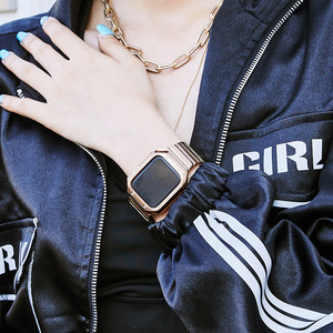 Custodia Protettiva in Silicone Elettroplaccato TPU per Apple <span class=keywords><strong>Watch</strong></span> 10 <span class=keywords><strong>Ultra</strong></span> <span class=keywords><strong>8</strong></span> 4 5 6 7, Cover Bumper per Iwatch 38 40 42 44 41 46 - Product Image 6