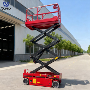 Elevador de tijera eléctrico para exteriores, capacidad de carga de 500-2000kg, polipasto de construcción, plataforma de trabajo aéreo de alto ROI - Product Image 2