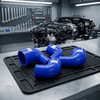 Tuyaux en silicone personnalisés pour radiateur turbo automobile, renfort tressé, coudes à 45, 90, 135, 180 degrés