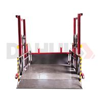 Plateforme élévatrice mobile hydraulique portable pour chargement/déchargement de marchandises, capacité 1-3 tonnes, certifiée CE ISO, revêtement poudré