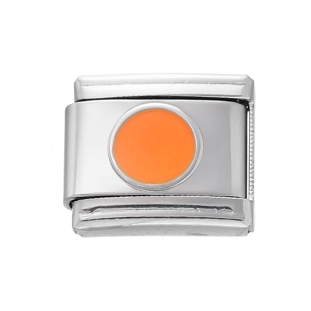 Stainless Steel Dot Pattern Module - Orange