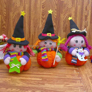 Poupée en peluche d'Halloween directement de l'usine, poupée amusante, poupée de chiffon, citrouille, petite sorcière, décorations et ornements - Product Image 6