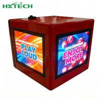 Écran LED publicitaire GPS HXTECH pour boîte de livraison de nourriture avec télécommande