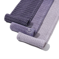 Violet et blanc 95% coton bordure barre Jacquard Denim tissu pour jean 10.5 Oz haute qualité Denim tissu en gros