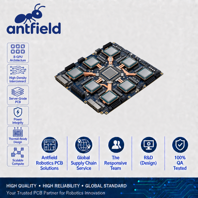 Server Motherboard PCBA High Density Multilayer Schematic Design and PCB Layout Manufacturing Service for AI Servers