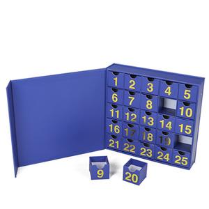 <span class=keywords><strong>Calendrier</strong></span> de l'avent personnalisé vide de luxe papier cadeau beauté cosmétique emballage compte à rebours noël 25 jours <span class=keywords><strong>calendrier</strong></span> de l'avent boîte - Product Image 5