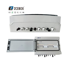 ZCEBOX IP65 Waterproof 500V 1000V <strong>2</strong> <strong>4</strong> 6 8 10 <strong>Strings</strong> DC Solar <strong>Combiner</strong> <strong>Box</strong> <strong>for</strong> PV Solar Panel - Product Image 1
