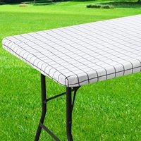Couverture de table en spandex avec impression de taille personnalisée, couverture de table de massage ajustée pour fête et mariage