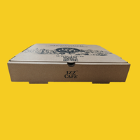 Boîte d'emballage pour pizza en carton ondulé de qualité alimentaire STPP, emballage plat pour pizza, fabriqué en carton ondulé E-Flute avec encre écologique, usine d'emballage en carton ondulé