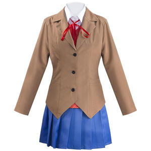 Gioco Doki Doki Literature Club Monika Cosplay Sayori Yuri Natsuki Costume Cosplay uniforme scolastica ragazza costumi donna parrucca Cosplay - Product Image 2