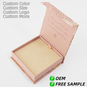 Caja de Joyería Magnética de Cartón Personalizada de Moda, Caja de Regalo para Mujer con Anillos, Aretes y Collares - Product Image 2