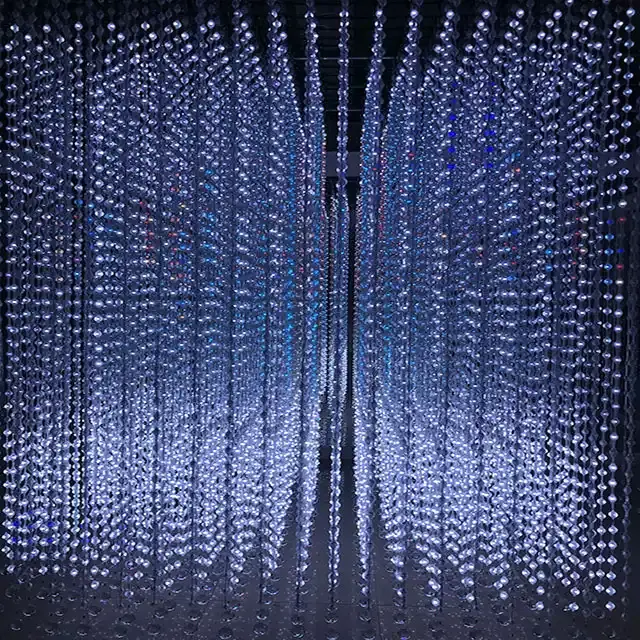 3D decorative lights 3D pixel light decorative led 3d butterfly sculpture lights installation Christmas decoration