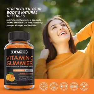 Suplemento de gomitas de vitamina C de etiqueta privada, gomitas de vitamina con minerales para el apoyo de la salud inmunológica de los adultos - Product Image 5