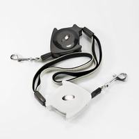 Laisse Rétractable Automatique en Nylon PP ABS pour Chien, Réfléchissante Nocturne, Supporte 150 kg, Idéale pour la Promenade et l'Entraînement en Extérieur – Meilleure Vente