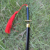 Métal 23cm Bleach Anime Jouet Épées Porte-clés Anime Épée Modèle Mini Katana pour Demon Slayer Tokitou Muichiro