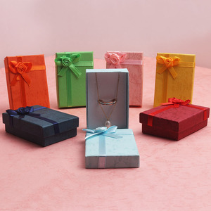 Factory Direct <strong>Rose</strong> Preserved Flower <strong>Jewelry</strong> <strong>Box</strong> with Custom logo for Necklace Ring Gift - Product Image 5