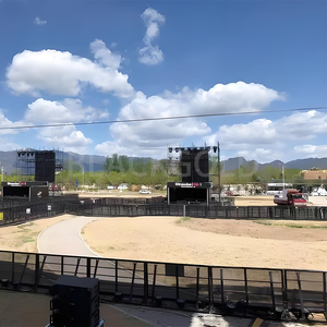 ポータブル 角型 スチール製 アルミニウム製 群衆整理用バリケード 屋外イベント用 仮設可動式フェンス トレリスゲート 販売 - Product Image 4