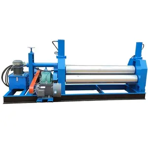 Máquinas de rolo de processamento de folha, 4 rolos de metal, alta produtivie para o corpo do barril, equipamento de fermentação de dobra