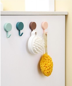 Kitchen <b>Bathroom</b> Cute Single Pack Tape-free Punching <b>Hook</b> Decoration Wall <b>Hooks</b> Adhesive <b>Hooks</b> - Product Image 6